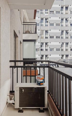 Studio para alugar com 27m², 1 quarto e sem vagaVaranda
