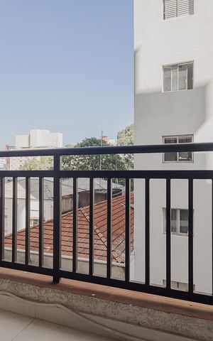 Studio para alugar com 27m², 1 quarto e sem vagaVaranda