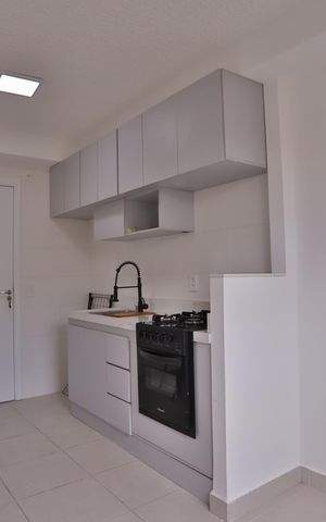 Apartamento à venda com 28m², 1 quarto e sem vaga Apartamento à venda com 28m², 1 quarto e sem vagaSala/Cozinha