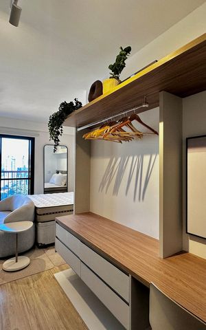 Studio à venda com 26m², 1 quarto e sem vaga Studio à venda com 26m², 1 quarto e sem vagaCozinha