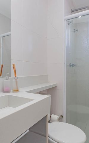 Apartamento à venda com 67m², 2 quartos e 1 vagaBanheiro da Suíte
