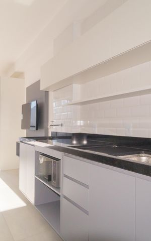 Studio para alugar com 27m², 1 quarto e sem vaga Studio para alugar com 27m², 1 quarto e sem vagaCozinha