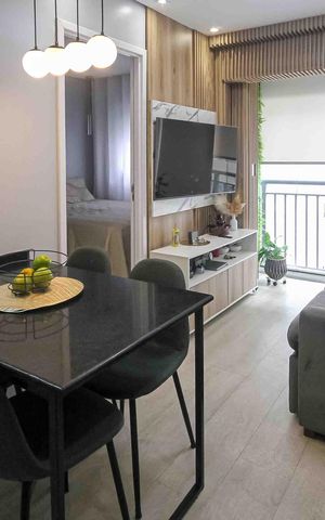 Apartamento à venda com 38m², 2 quartos e 1 vaga Apartamento à venda com 38m², 2 quartos e 1 vagaSala e Cozinha