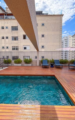 Studio para alugar com 35m², 1 quarto e sem vaga Studio para alugar com 35m², 1 quarto e sem vagaÁrea comum