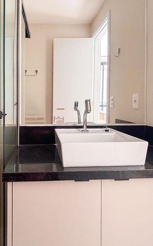 Studio para alugar com 35m², 1 quarto e sem vaga Studio para alugar com 35m², 1 quarto e sem vagaBanheiro
