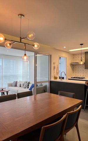 Apartamento para alugar com 84m², 2 quartos e 2 vagas Apartamento para alugar com 84m², 2 quartos e 2 vagasSala de Jantar