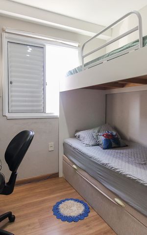 Apartamento à venda com 47m², 2 quartos e 1 vagaQuarto 1