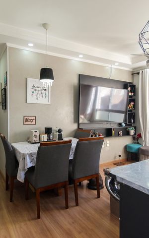 Apartamento à venda com 47m², 2 quartos e 1 vagaSala