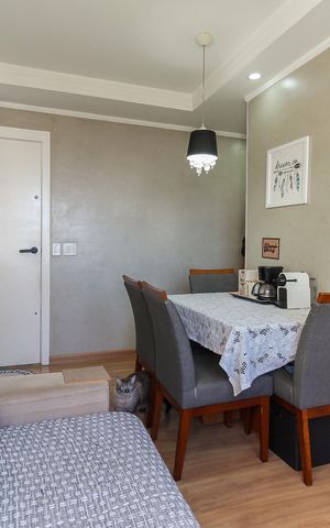 Apartamento à venda com 47m², 2 quartos e 1 vagaSala