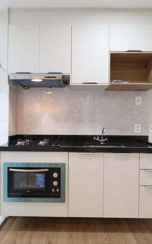 Apartamento para alugar com 37m², 2 quartos e sem vagaCozinha e Área de Serviço