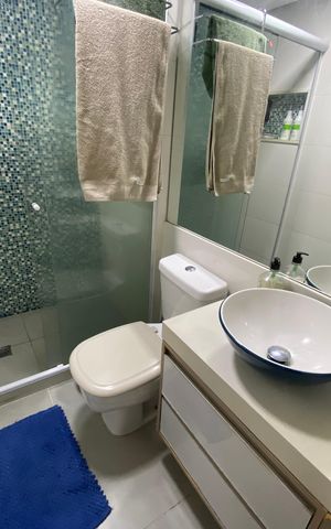 Casa à venda com 75m², 2 quartos e 1 vaga Casa à venda com 75m², 2 quartos e 1 vagaBanheiro Social 2