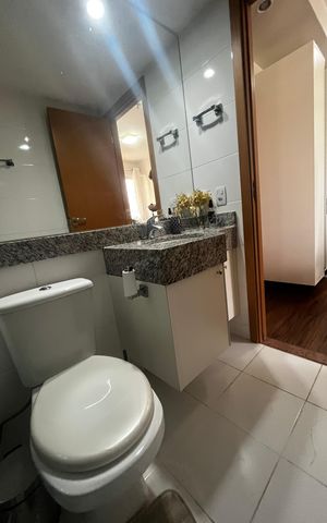 Studio para alugar com 36m², 1 quarto e 1 vaga Studio para alugar com 36m², 1 quarto e 1 vagaBanheiro