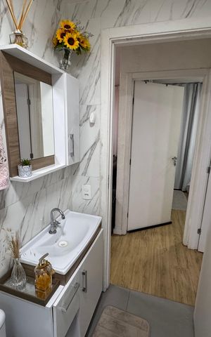 Apartamento à venda com 46m², 2 quartos e 1 vaga Apartamento à venda com 46m², 2 quartos e 1 vagaBanheiro