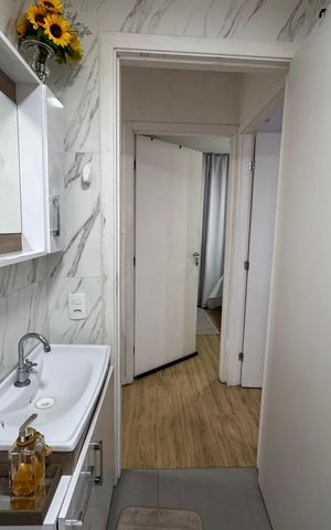 Apartamento à venda com 46m², 2 quartos e 1 vaga Apartamento à venda com 46m², 2 quartos e 1 vagaBanheiro