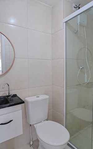 Apartamento para alugar com 42m², 2 quartos e 1 vagaBanheiro social