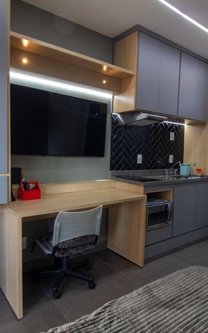 Studio para alugar com 25m², 1 quarto e sem vaga Studio para alugar com 25m², 1 quarto e sem vagaStudio