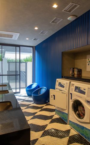 Studio para alugar com 25m², 1 quarto e sem vaga Studio para alugar com 25m², 1 quarto e sem vagaÁrea comum - Lavanderia