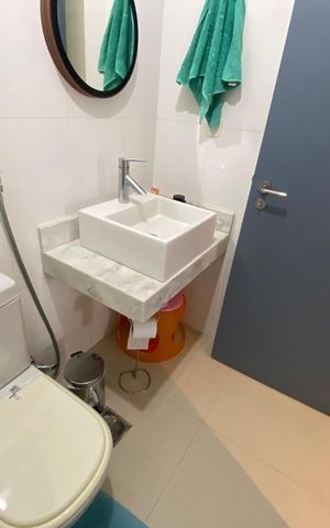 Apartamento à venda com 85m², 2 quartos e 1 vaga Apartamento à venda com 85m², 2 quartos e 1 vagaBanheiro