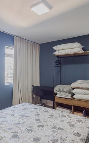 Apartamento para alugar com 45m², 1 quarto e 1 vagaQuarto