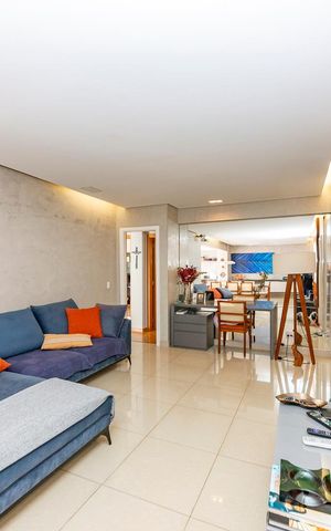 Apartamento à venda com 126m², 3 quartos e 3 vagas Apartamento à venda com 126m², 3 quartos e 3 vagasSala