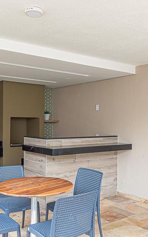 Apartamento à venda com 44m², 2 quartos e 1 vaga Apartamento à venda com 44m², 2 quartos e 1 vagaÁrea comum - Churrasqueira