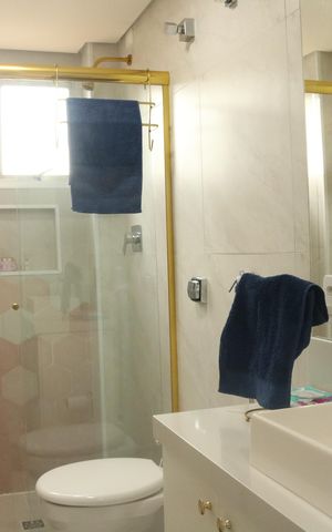 Apartamento à venda com 136m², 2 quartos e 2 vagasBanheiro Social