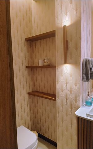 Apartamento à venda com 123m², 3 quartos e 2 vagas Apartamento à venda com 123m², 3 quartos e 2 vagasBanheiro 1
