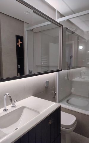Apartamento à venda com 123m², 3 quartos e 2 vagas Apartamento à venda com 123m², 3 quartos e 2 vagasBanheiro 2