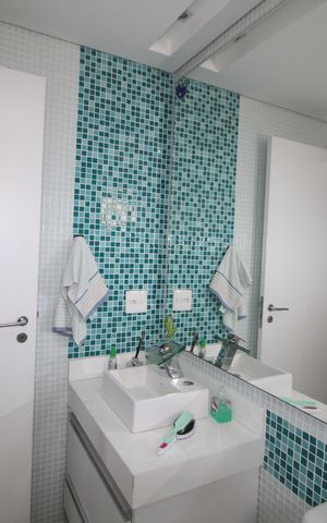 Apartamento à venda com 110m², 3 quartos e 2 vagasBanheiro da Suíte