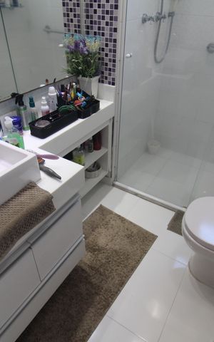 Apartamento à venda com 110m², 3 quartos e 2 vagasBanheiro