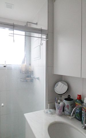 Apartamento à venda com 70m², 3 quartos e 1 vagaBanheiro da suíte