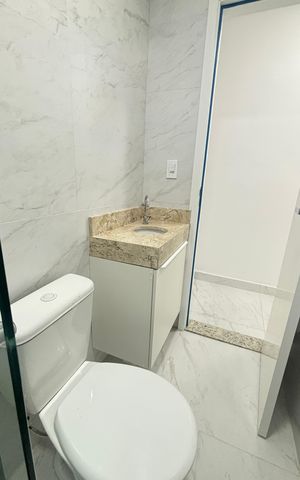 Apartamento à venda com 69m², 2 quartos e 1 vaga Apartamento à venda com 69m², 2 quartos e 1 vagaBanheiro