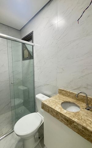 Apartamento à venda com 69m², 2 quartos e 1 vaga Apartamento à venda com 69m², 2 quartos e 1 vagaBanheiro da Suíte