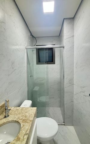 Apartamento à venda com 112m², 2 quartos e 1 vaga Apartamento à venda com 112m², 2 quartos e 1 vagaBanheiro Social