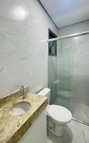 Apartamento à venda com 112m², 2 quartos e 1 vaga Apartamento à venda com 112m², 2 quartos e 1 vagaBanheiro da Suíte