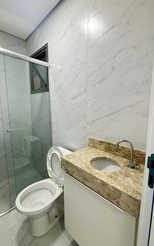 Apartamento à venda com 112m², 2 quartos e 1 vaga Apartamento à venda com 112m², 2 quartos e 1 vagaBanheiro da Suíte