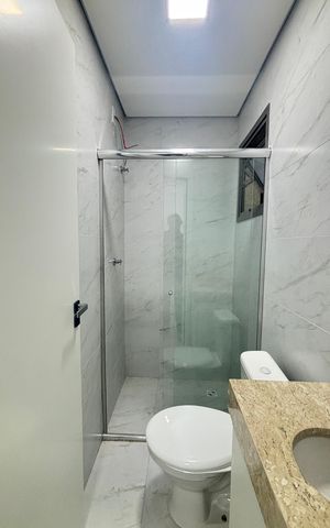 Apartamento à venda com 109m², 2 quartos e 1 vaga Apartamento à venda com 109m², 2 quartos e 1 vagaBanheiro da Suíte