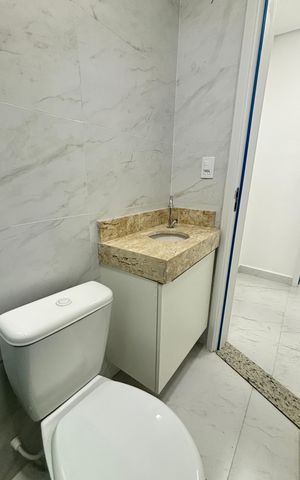 Apartamento à venda com 109m², 2 quartos e 1 vaga Apartamento à venda com 109m², 2 quartos e 1 vagaBanheiro da Suíte