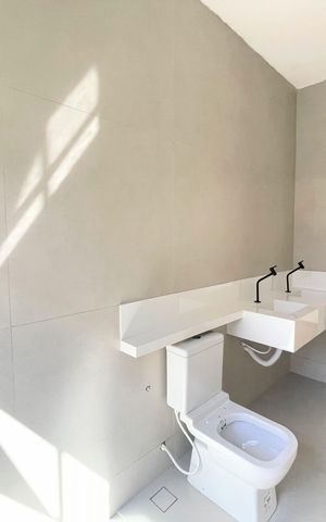 Casa à venda com 190m², 3 quartos e 2 vagasBanheiro da Suíte
