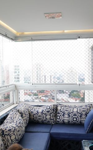 Apartamento à venda com 74m², 3 quartos e 1 vagaVaranda