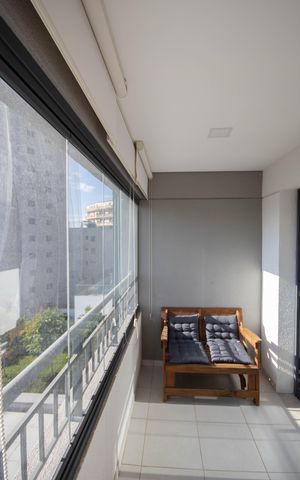 Studio à venda com 26m², 1 quarto e sem vaga Studio à venda com 26m², 1 quarto e sem vagaVaranda
