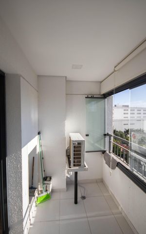 Studio à venda com 26m², 1 quarto e sem vaga Studio à venda com 26m², 1 quarto e sem vagaVaranda