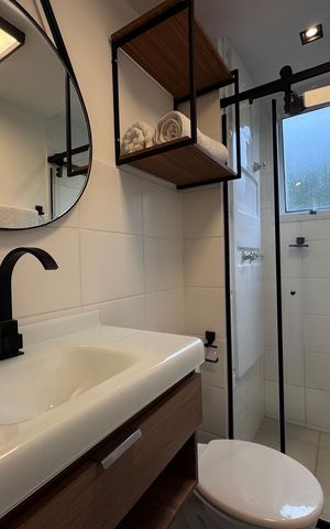 Apartamento para alugar com 53m², 2 quartos e 1 vaga Apartamento para alugar com 53m², 2 quartos e 1 vagaBanheiro Social