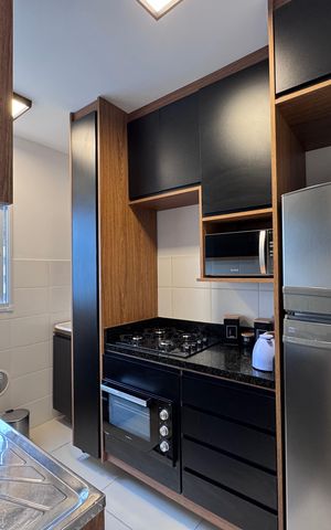 Apartamento para alugar com 53m², 2 quartos e 1 vaga Apartamento para alugar com 53m², 2 quartos e 1 vagaCozinha e Área de Serviço