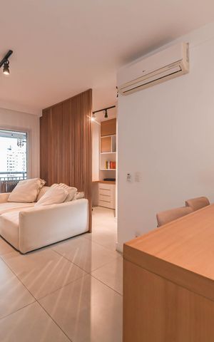 Apartamento para alugar com 59m², 1 quarto e 1 vagaSala