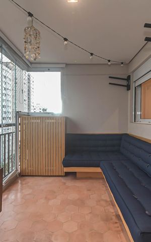 Apartamento para alugar com 59m², 1 quarto e 1 vagaVaranda