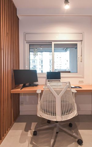 Apartamento para alugar com 59m², 1 quarto e 1 vagaEscritório