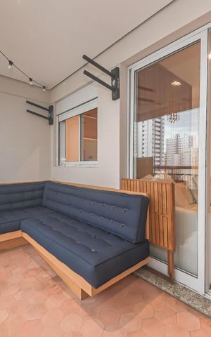 Apartamento para alugar com 59m², 1 quarto e 1 vagaVaranda