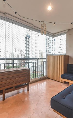 Apartamento para alugar com 59m², 1 quarto e 1 vagaVaranda