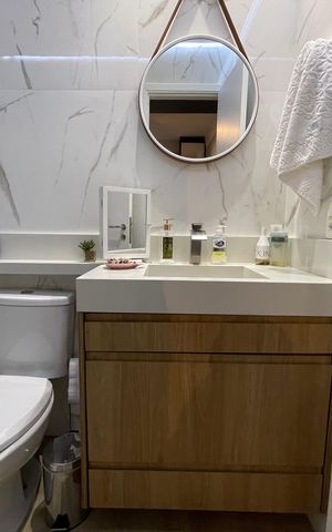 Apartamento para alugar com 78m², 2 quartos e 1 vaga Apartamento para alugar com 78m², 2 quartos e 1 vagaBanheiro da Suíte